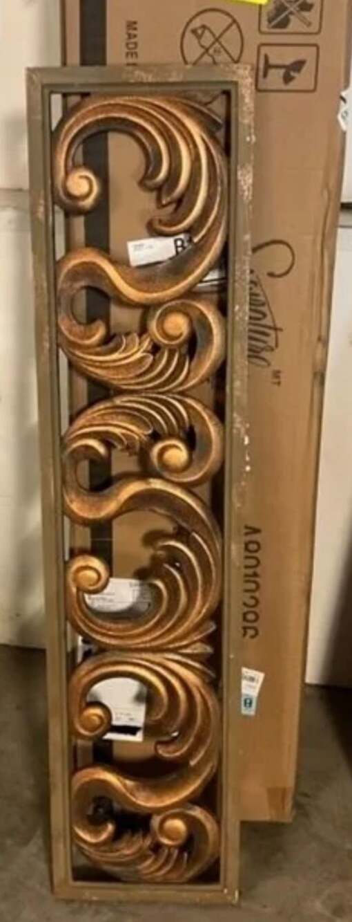 NIB-Signature Design by Ashley ~
Candelario Gold Wall Decor